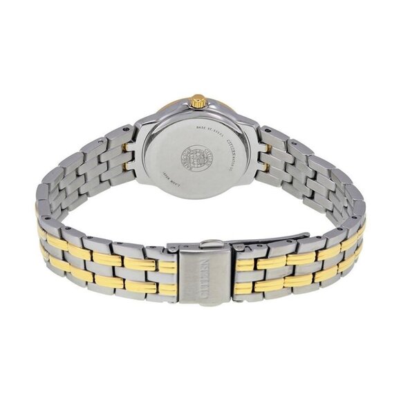 NWT Authentic Citizen Silhouette Eco-Drive White Dial Two-tone Women's Watch - Picture 3 of 3